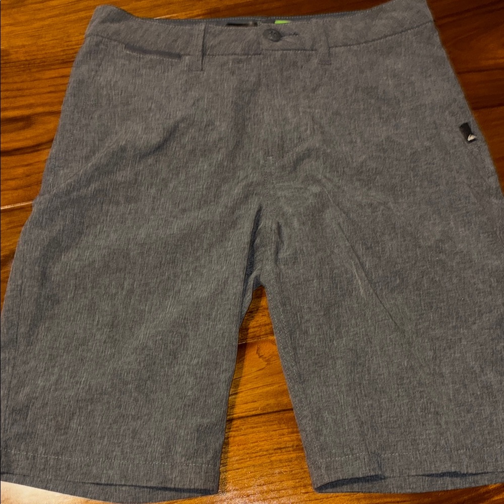 Quiksilver Gray Cotton Blend Walking Shorts